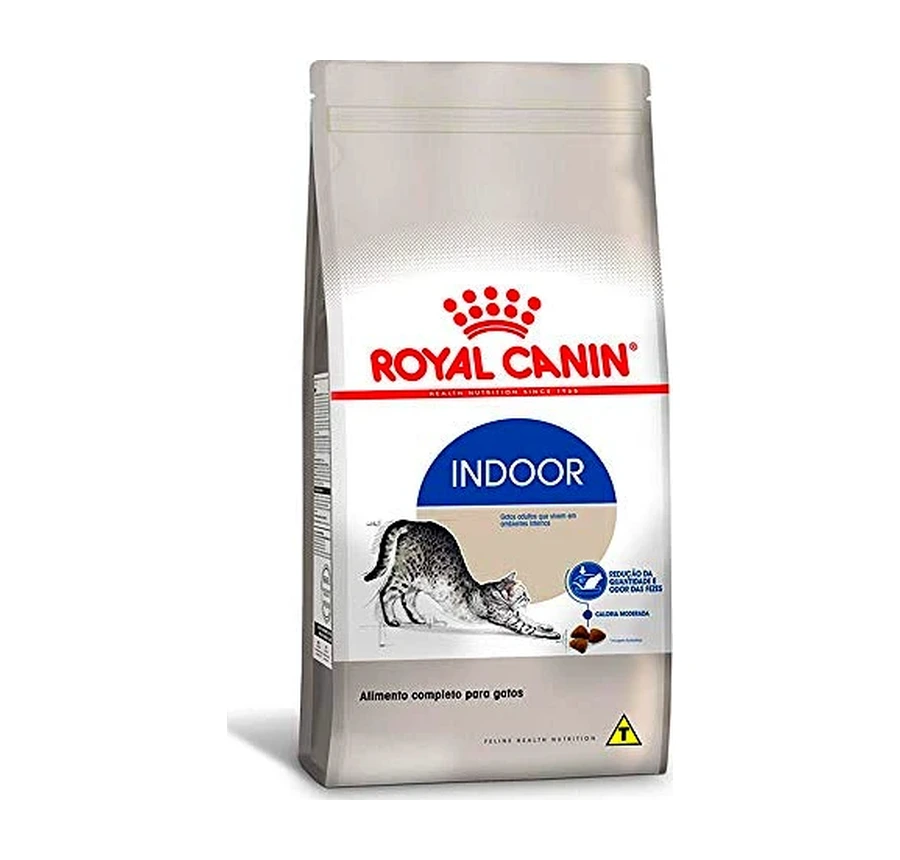 Ração Royal Canin Feline Health Nutrition Indoor 27 para Gatos Adultos - 1,5kg