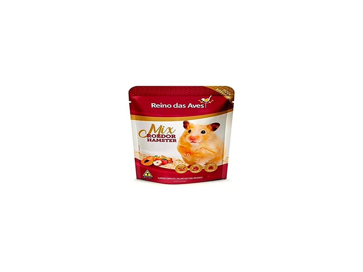 Ração Para Roedores Gold Mix Hamster 500g Reino Das Aves