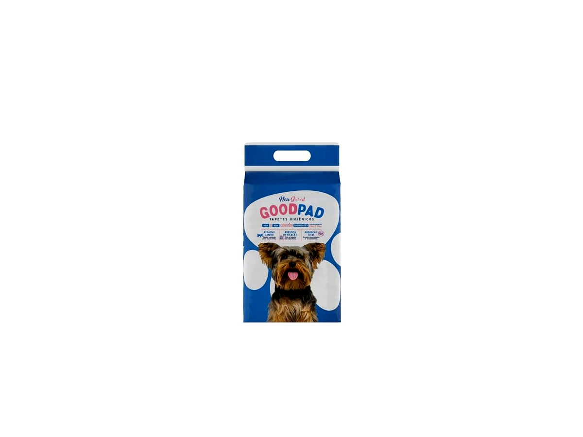 Good Pad Tapete Higiênico para Cães — 60 × 60 cm, pacote com 50 unidades, referência 295N